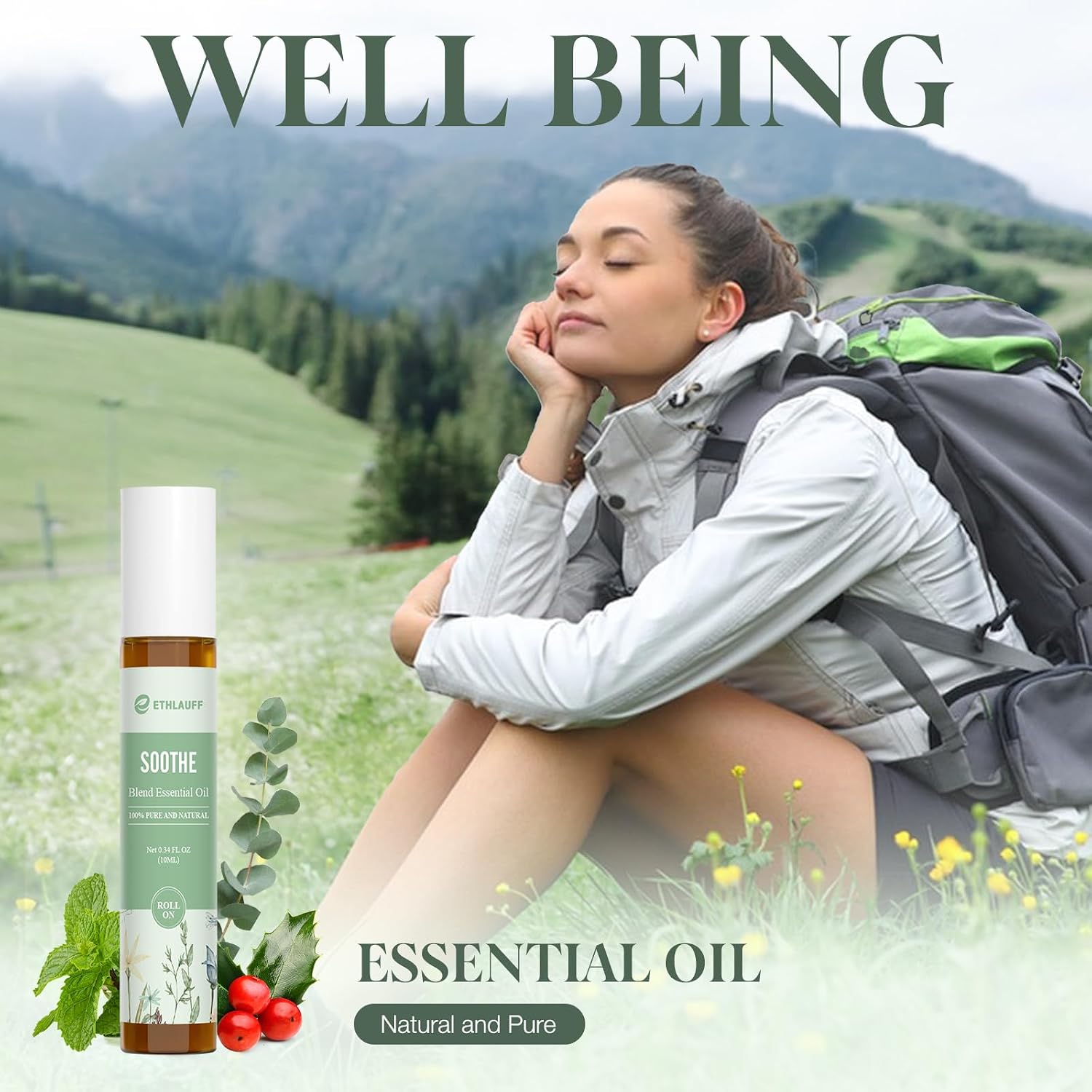 Detalle 2 de Ethlauff Essential Oil Roll-On Set, Six Blends