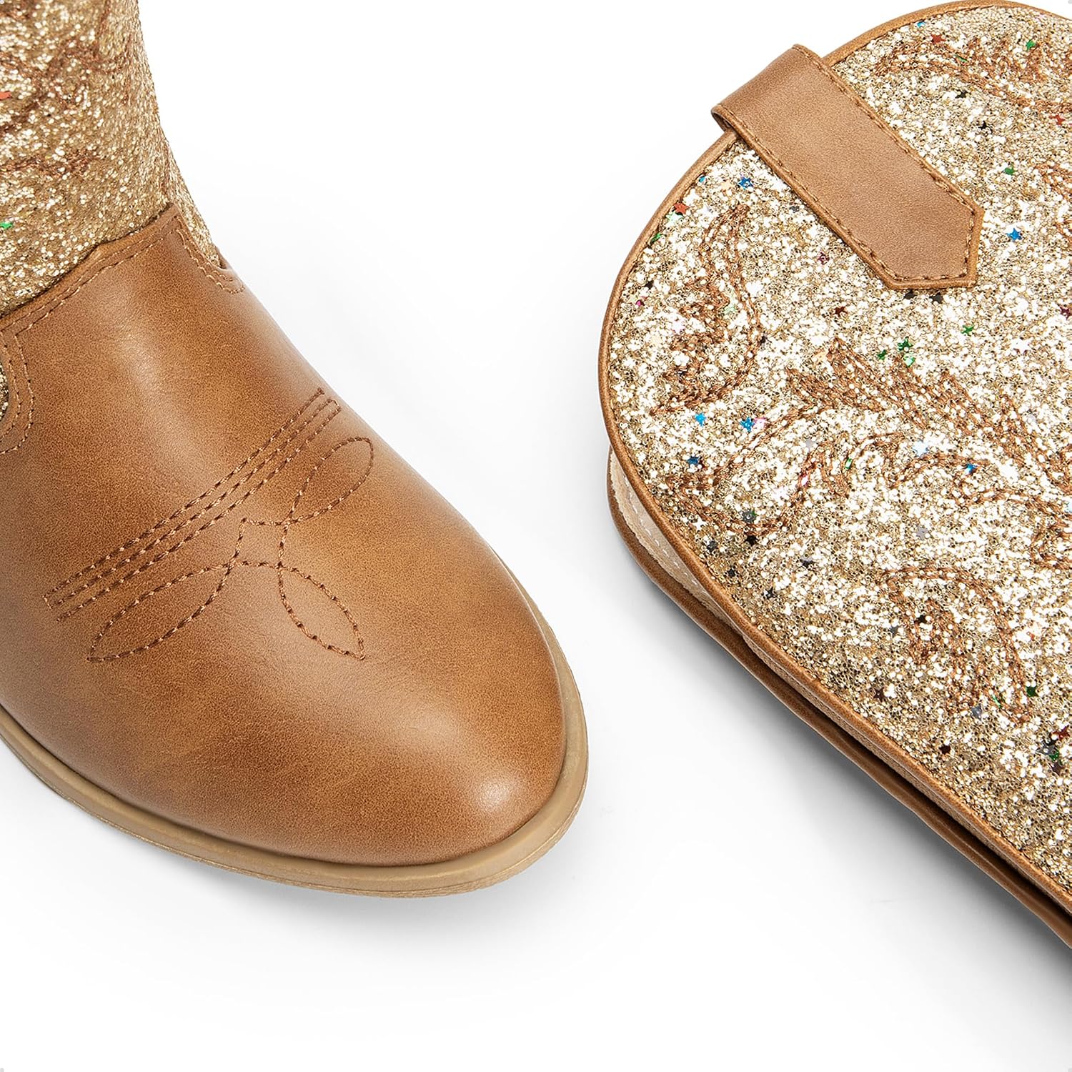Detalle 1 de DREAM PAIRS Kids' Western Boots Mid-Calf