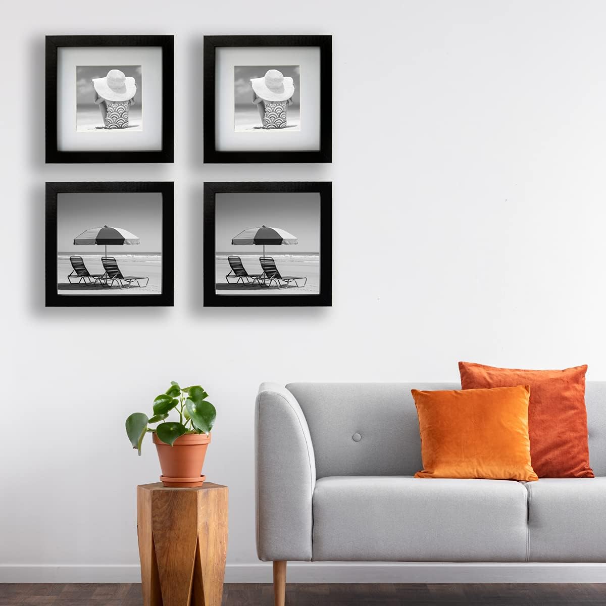 Thumbnail 4 de Square Photo Frame Set of 3 6x6in
