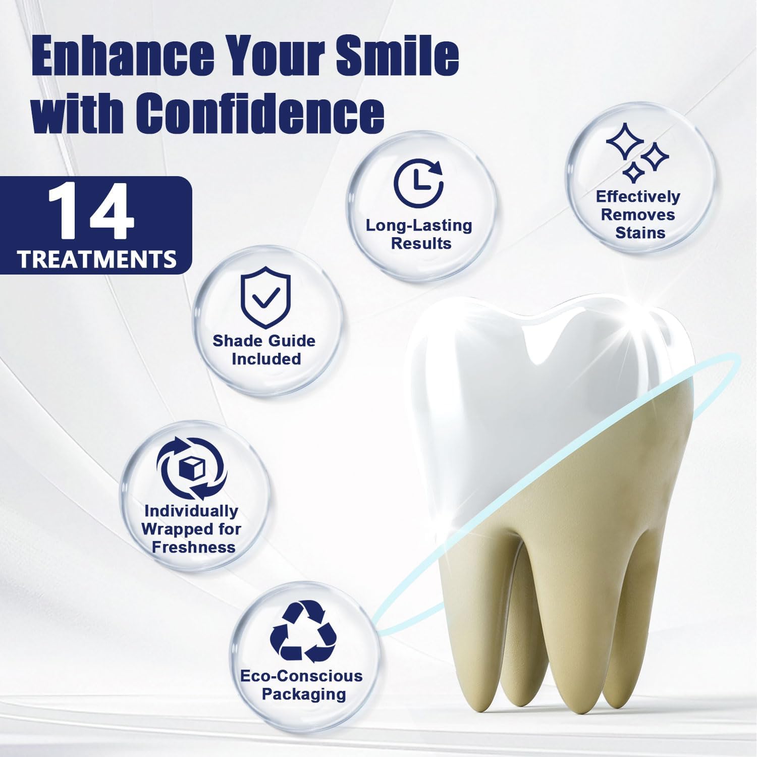 Detalle 2 de KAKUJ Teeth Whitening Strips 14 Treatments