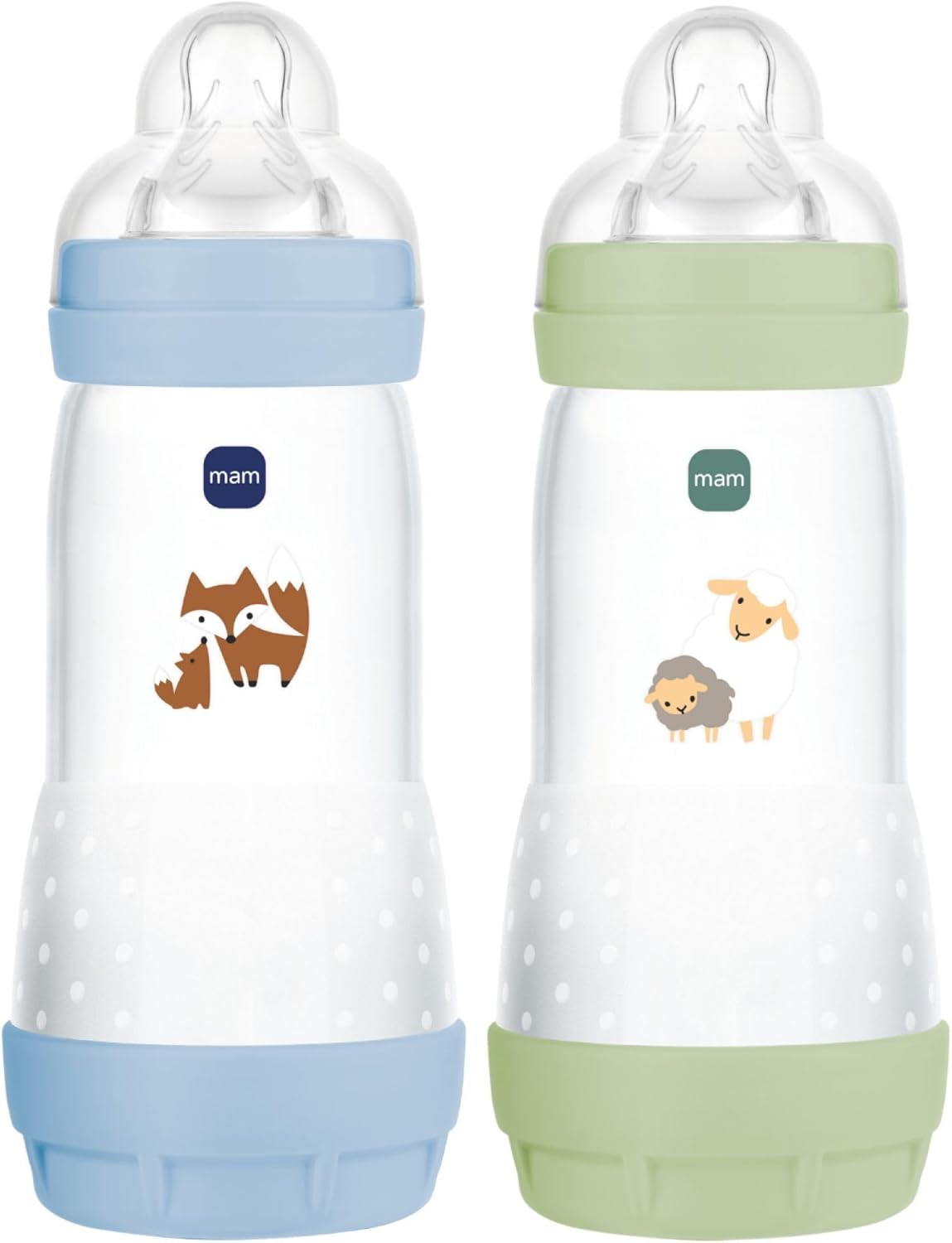 Detalle de MAM 2 biberon Easy Start Anti-Colica 320 ml