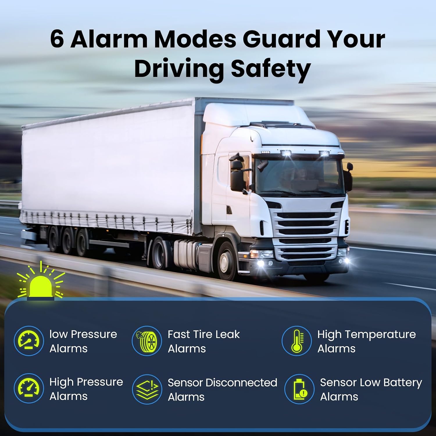 Thumbnail 4 de GUTA Tire Pressure Monitoring System for RV & Trailer 0-188 PSI
