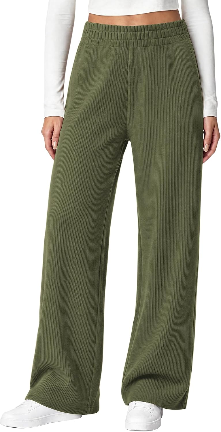 Detalle de SEMARO Women's Corduroy Pants, Wide-Leg