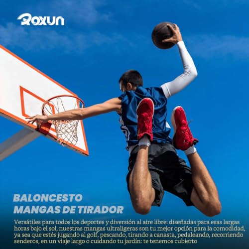 Detalle de ROXUN Mangas de Brazo para Deportes: Compresión y Protección para Hombre y Mujer