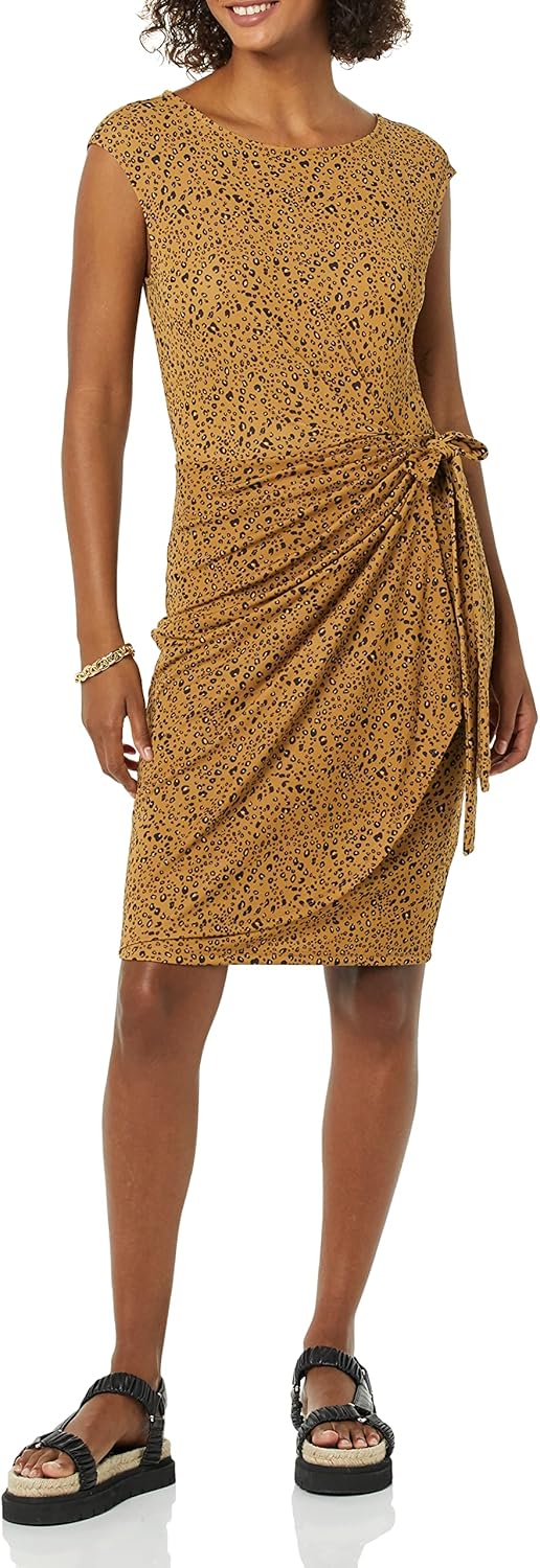 Thumbnail 6 de Amazon Essentials Women's Cap Sleeve Boat-Neck Faux Wrap Dress