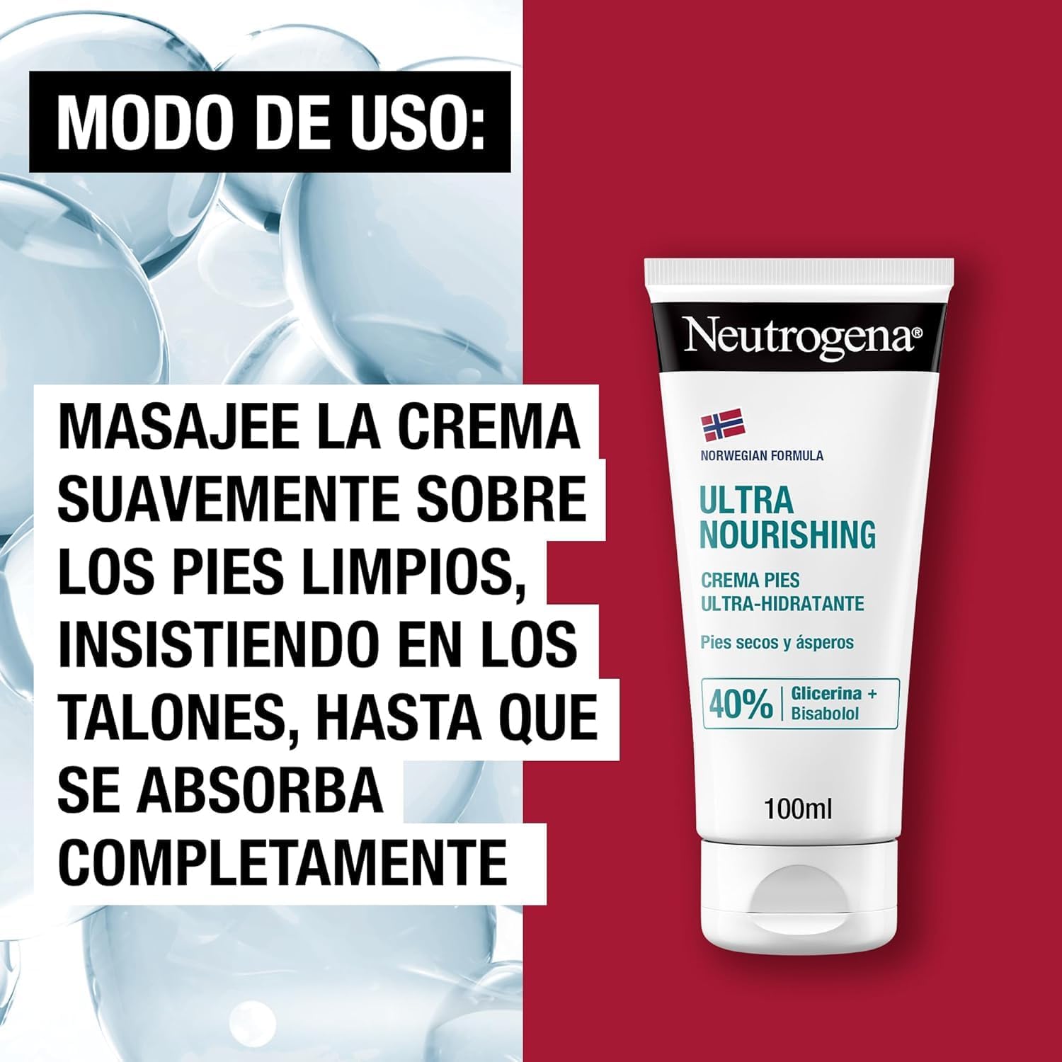 Thumbnail 5 de Neutrogena Fórmula Noruega Crema de Pies Ultra Hidratante (100 ml) — para pies secos y ásperos