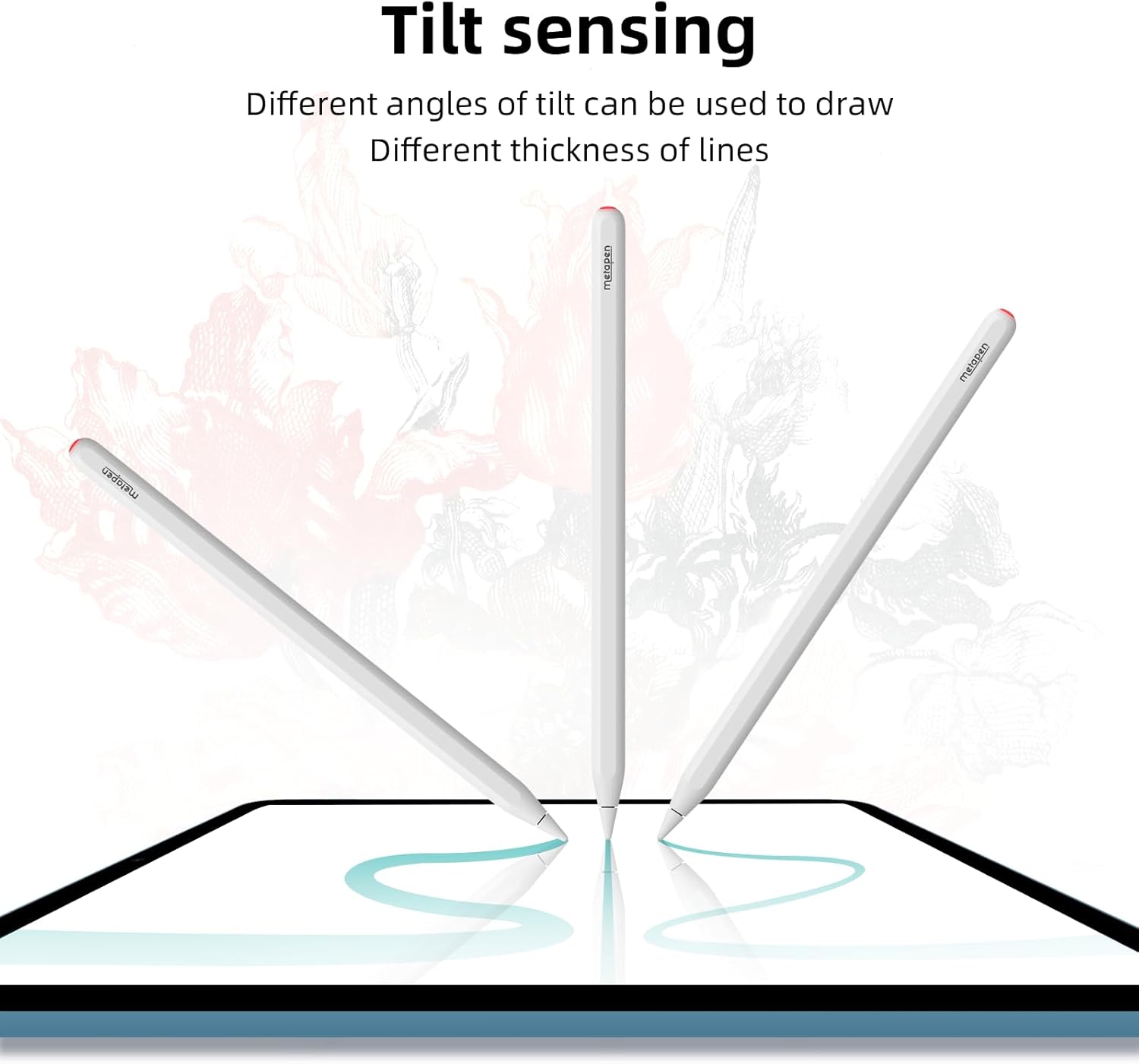Thumbnail 6 de Metapen Metapen A14 wireless charging stylus pencil for iPad Pro/Air/Mini (2018–2023) compatible with Pencil 2nd Gen