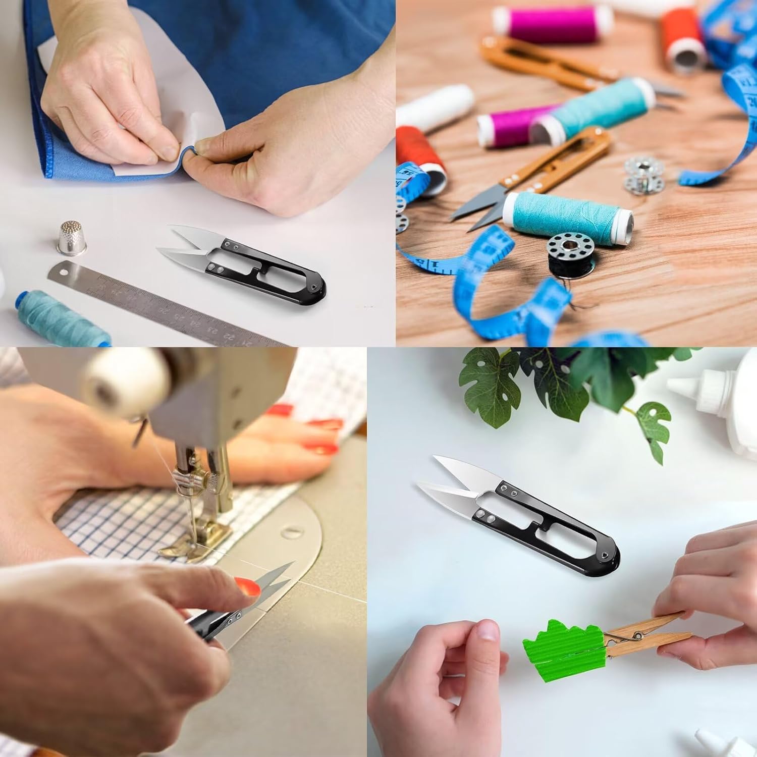 Thumbnail 4 de HAN-LBG Small Sewing Scissors 6 Pack – 11cm thread snips for cross stitch, DIY embroidery & crafts