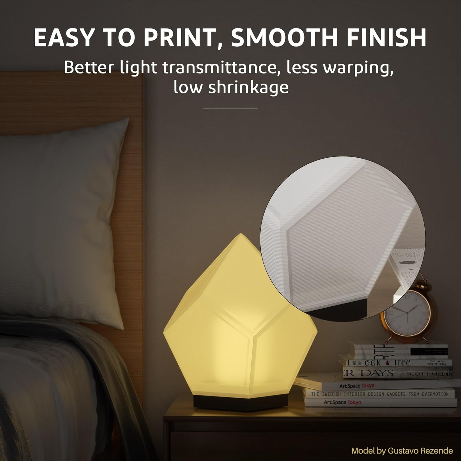 Thumbnail 2 de ELEGOO Rapid PETG Filament 1.75mm White (1kg) – High-speed FDM printing with improved flow