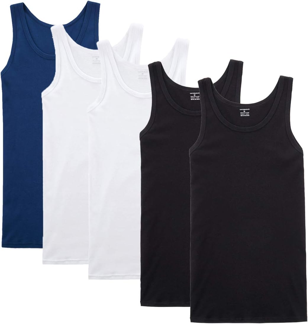 Detalle de NUOZA 3er Pack Unterhemd Herren 100% Baumwolle