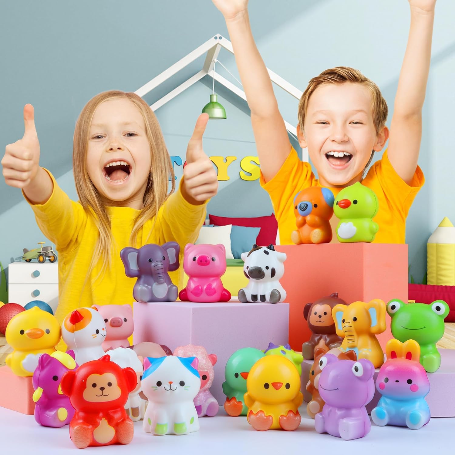 Thumbnail 2 de KissFuture Animal Squishy Toys 24-Pack