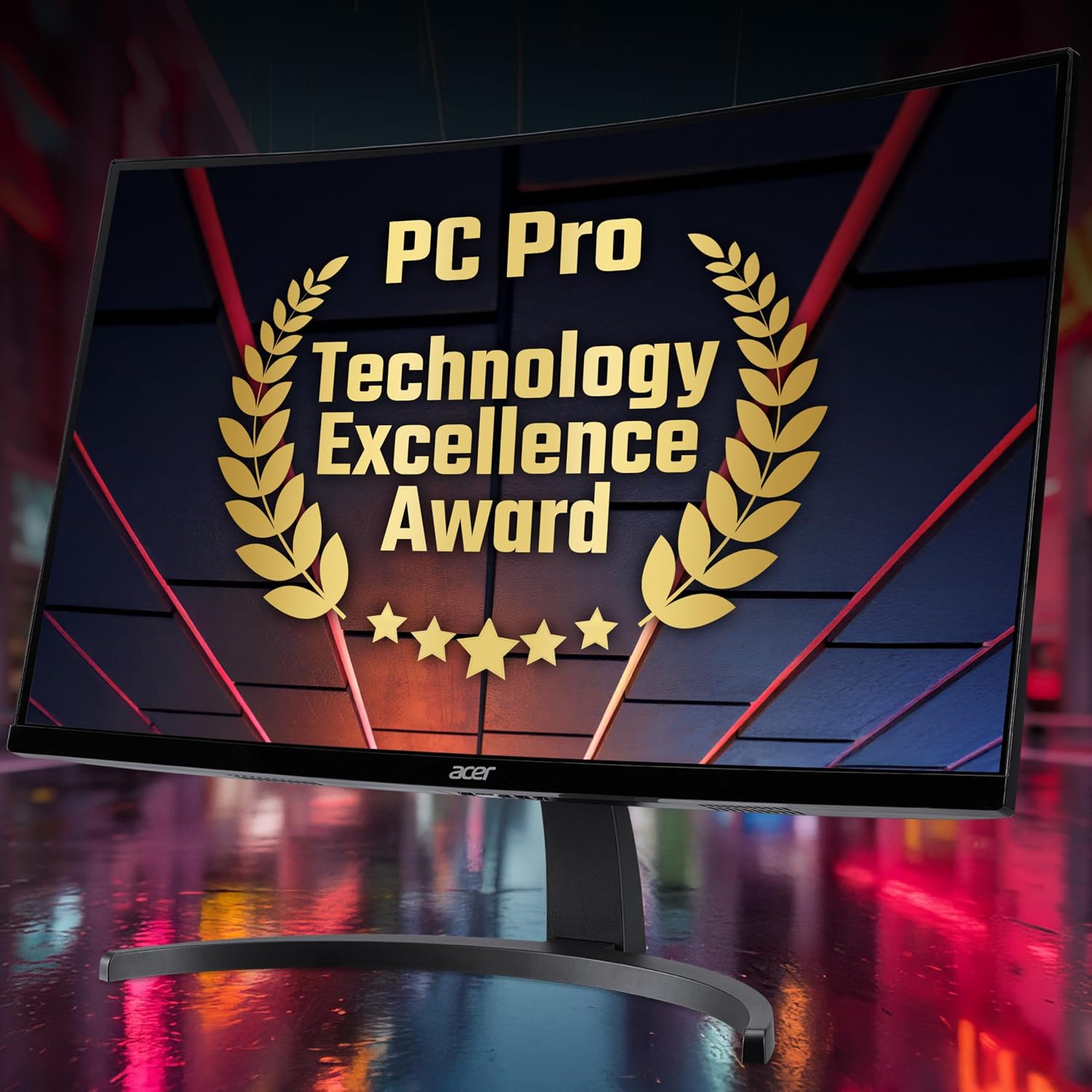 Detalle de Acer Nitro ED273S3 27-inch Curved Gaming Monitor review