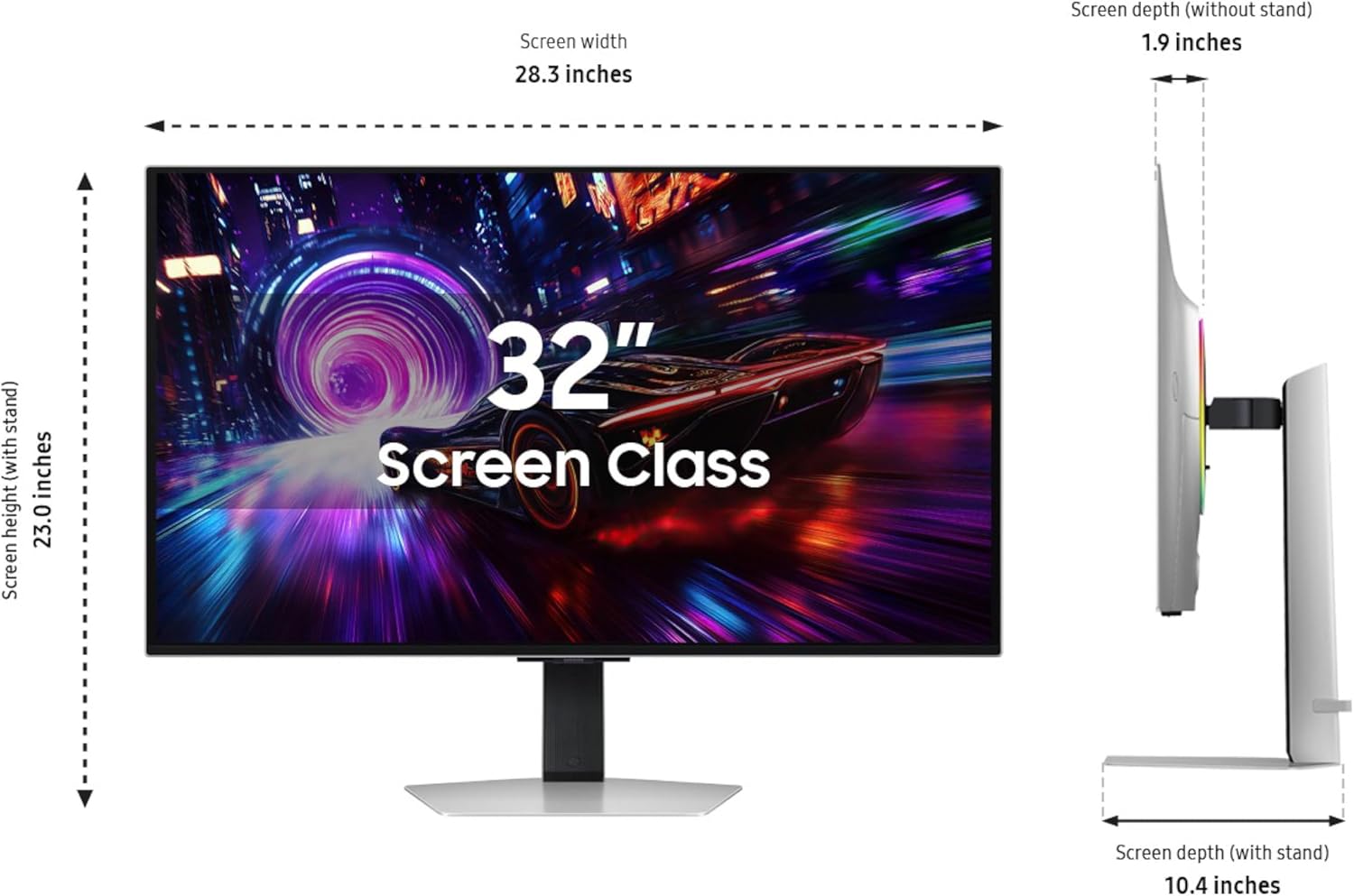 Thumbnail 3 de Samsung Odyssey G8 32" 4K 240Hz Monitor