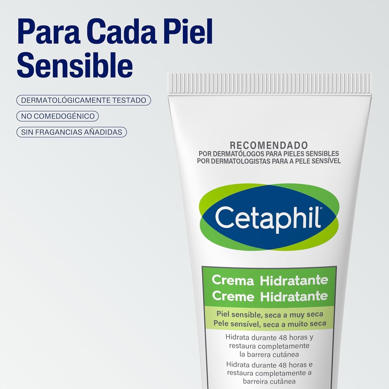 Detalle 2 de CETAPHIL Routine Sensitive Skin Care Set — Loción 470 ml + Crema 14 g