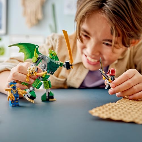 Thumbnail 8 de LEGO Ninjago Pack de Combate: Meca Dragón de Lloyd (71862) – Figura articulada, 3 minifiguras y armas para jugar y decorar