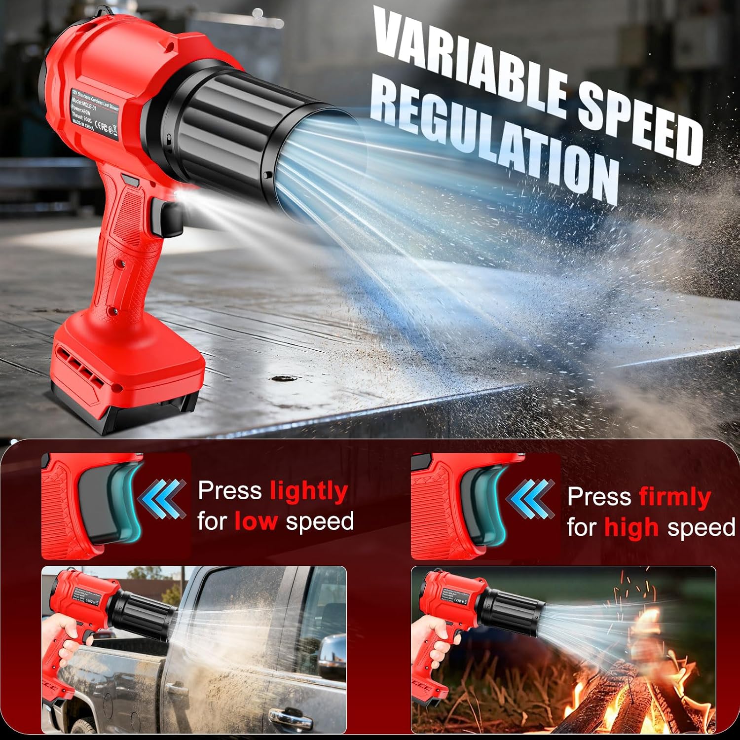 Detalle 2 de Cordless Leaf Blower