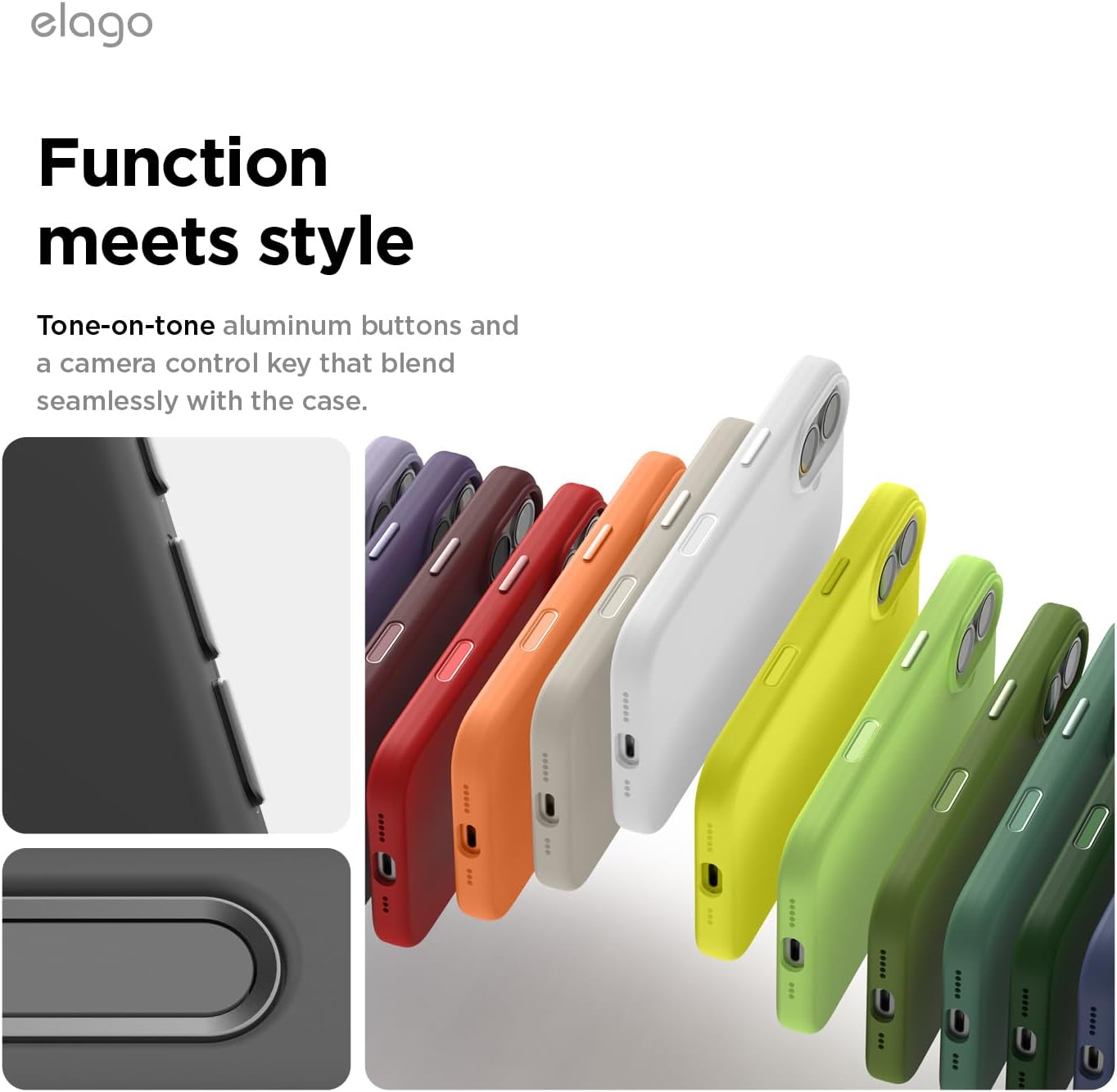 Detalle 2 de elago Cover Magnetica in Silicone Liquido per iPhone 17 (6,3") – Compatibile MagSafe