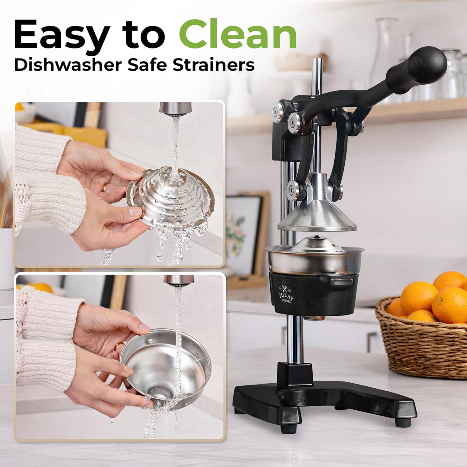 Thumbnail 4 de Zulay Kitchen Manual Citrus Juicer 5" 🍋
