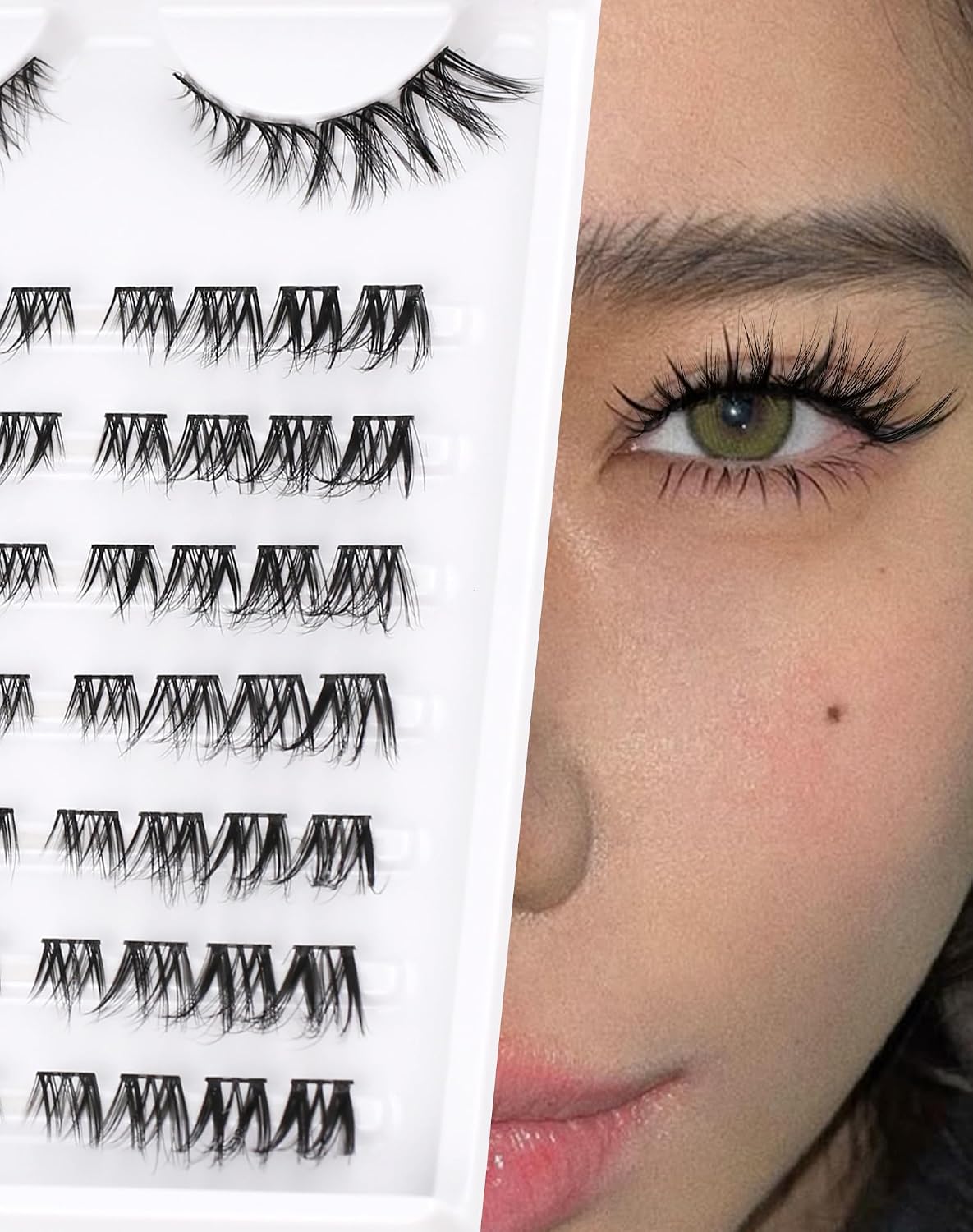 Detalle de Onlyall Wimpern Cat Eye 3D Wispy C24