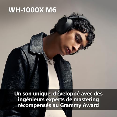 Detalle de Sony WH-1000XM6 : Casque sans fil premium à réduction de bruit