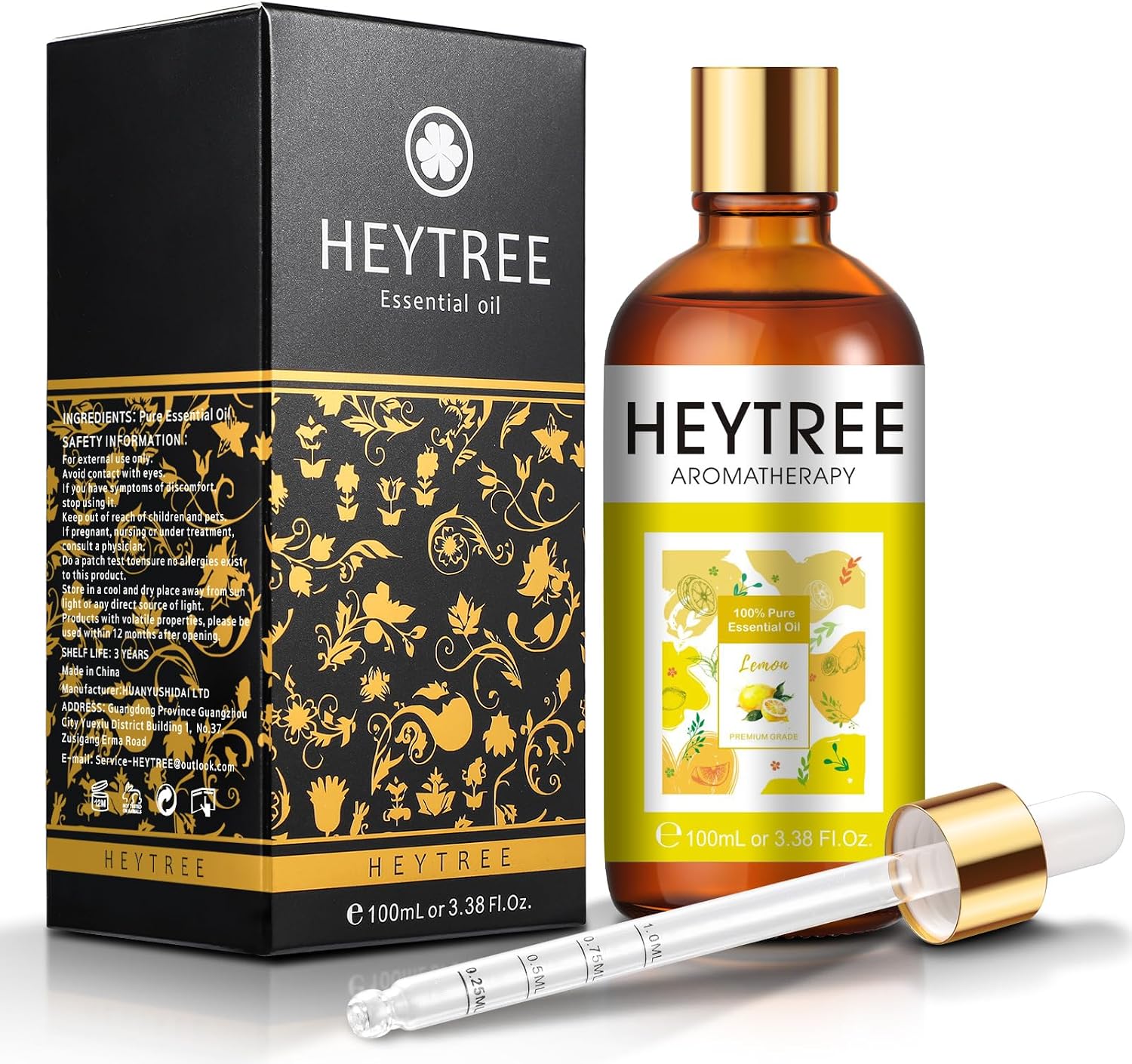 Detalle de HEYTREE Lemon Essential Oil 100ml