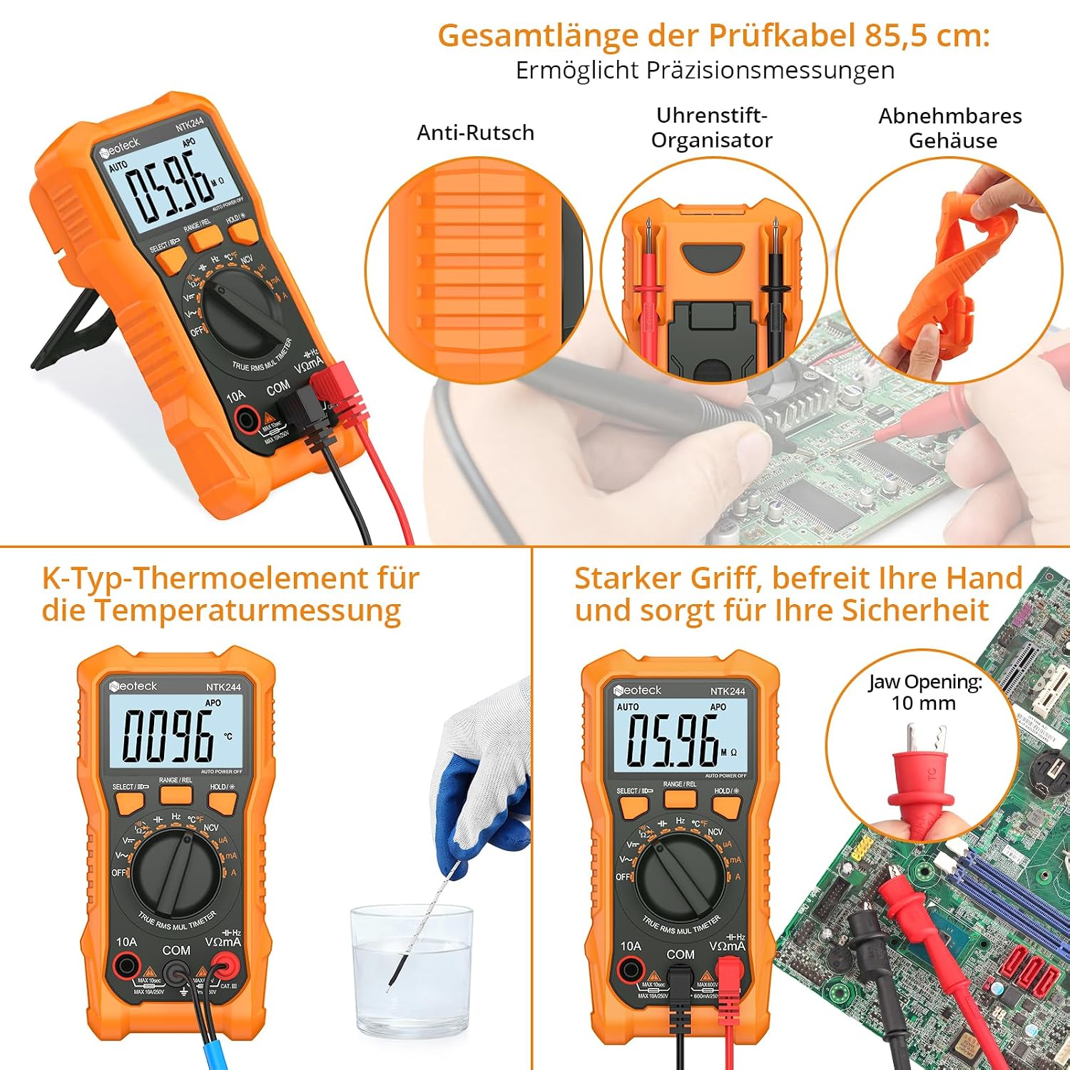 Detalle 1 de Neoteck Digital Multimeter 6000