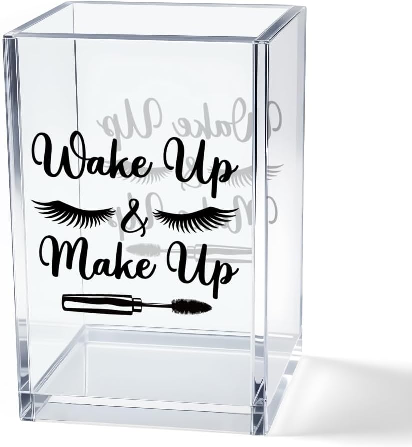 Thumbnail 6 de Vgrti Acrylic Makeup Brush Organizer, 2.5 x 2.5 x 4 Inches