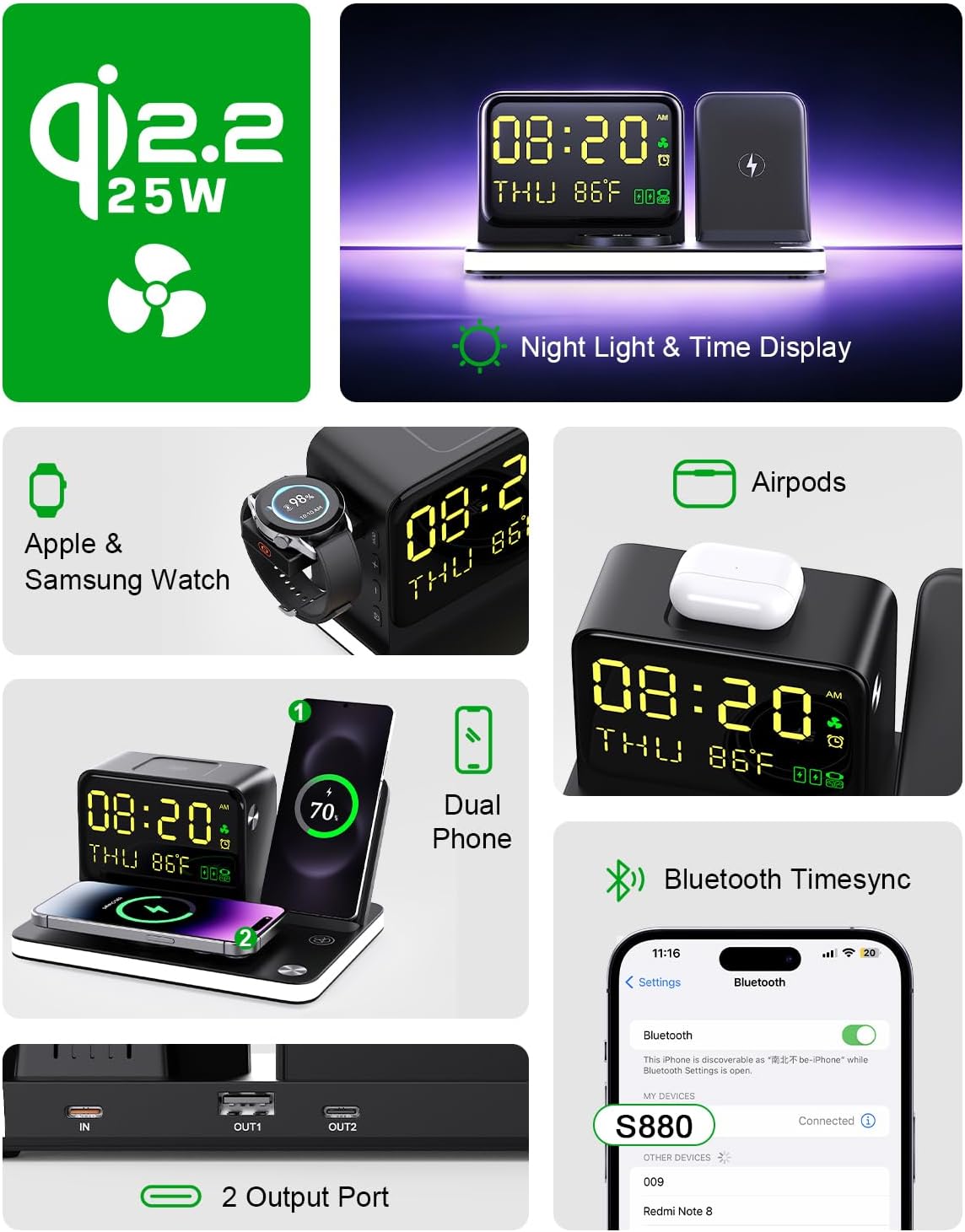 Thumbnail 1 de Wireless Charging Station 25W