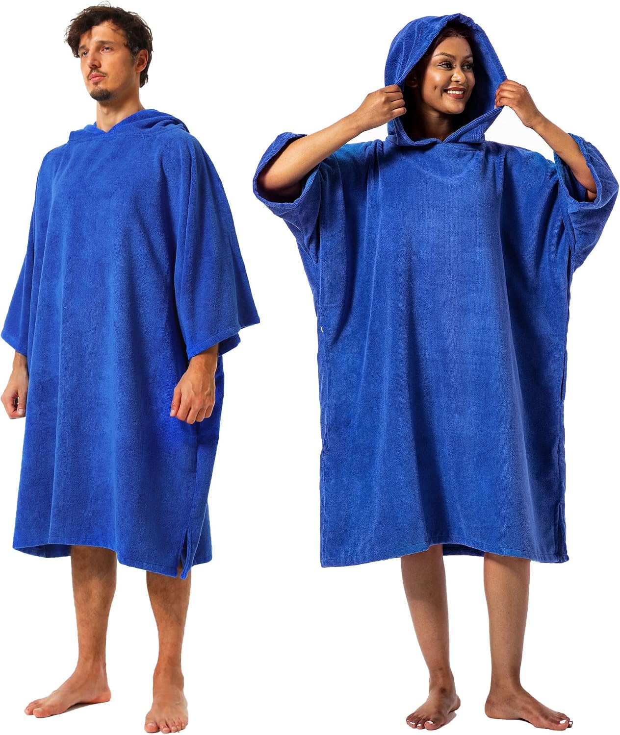 Winthome Changing Bath Robe: Surf Poncho Towel with Hooded Design