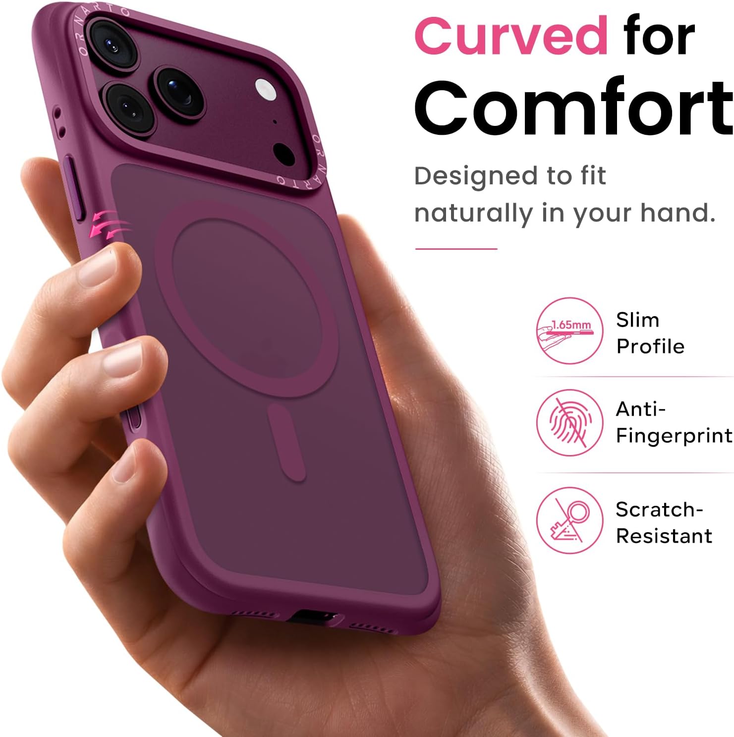 Detalle 1 de ORNARTO iPhone 18 Pro Case