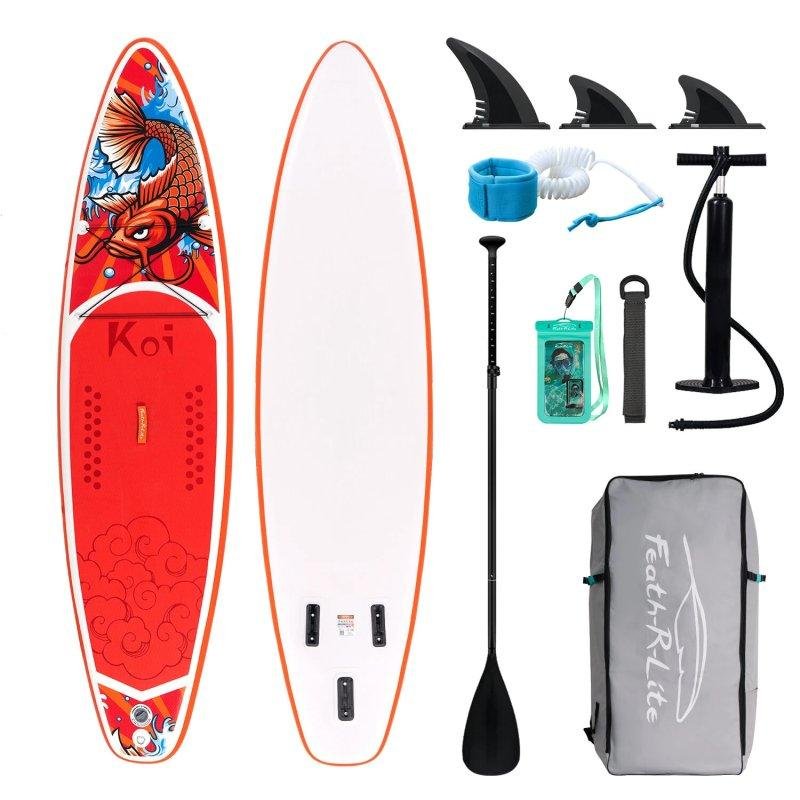 Detalle de Tabla Paddle Surf Hinchable Funwater 335x83x15 cm con Remo y Accesorios