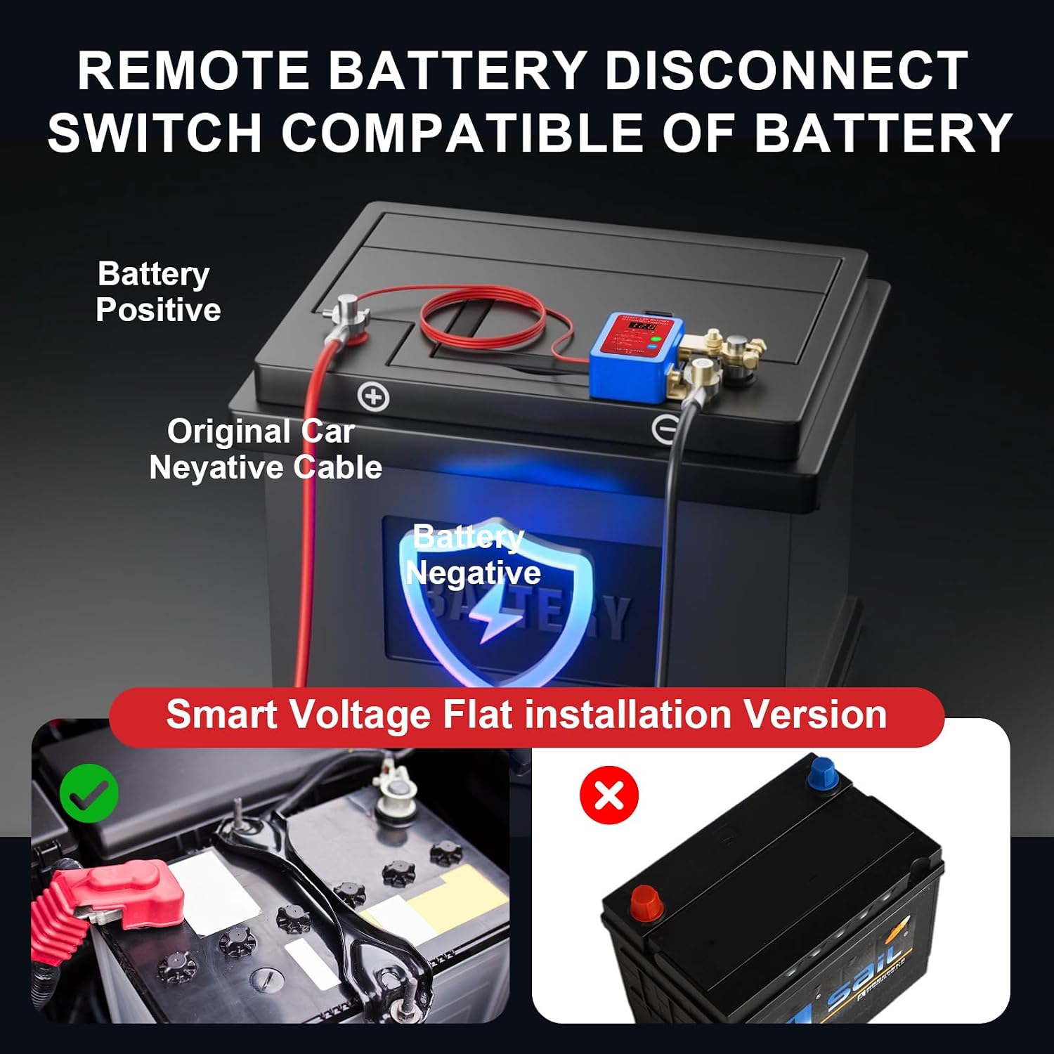 Thumbnail 4 de Mtchavno Stacca Batteria 12V 240A per Auto e RV