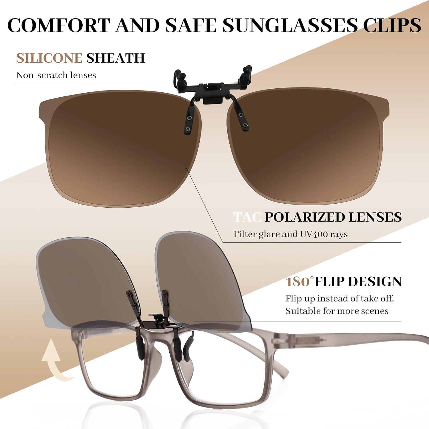 Thumbnail 4 de LUFF Clip-on Sonnenbrille Polarisierte