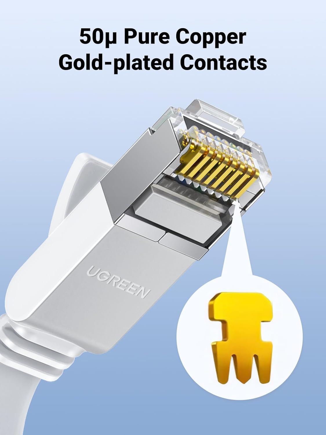 Thumbnail 4 de UGREEN Ethernet Cable 10M flat CAT6 for Gigabit