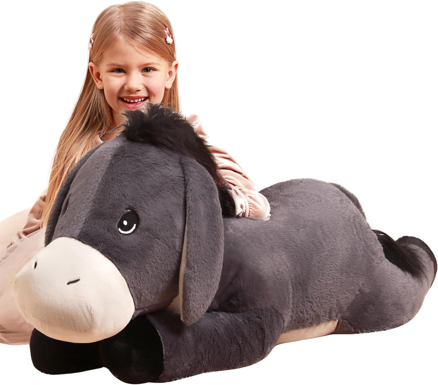 Thumbnail 6 de IKASA Large Sloth Soft Stuffed Animal (Grey) – 78cm plush bradypode toy