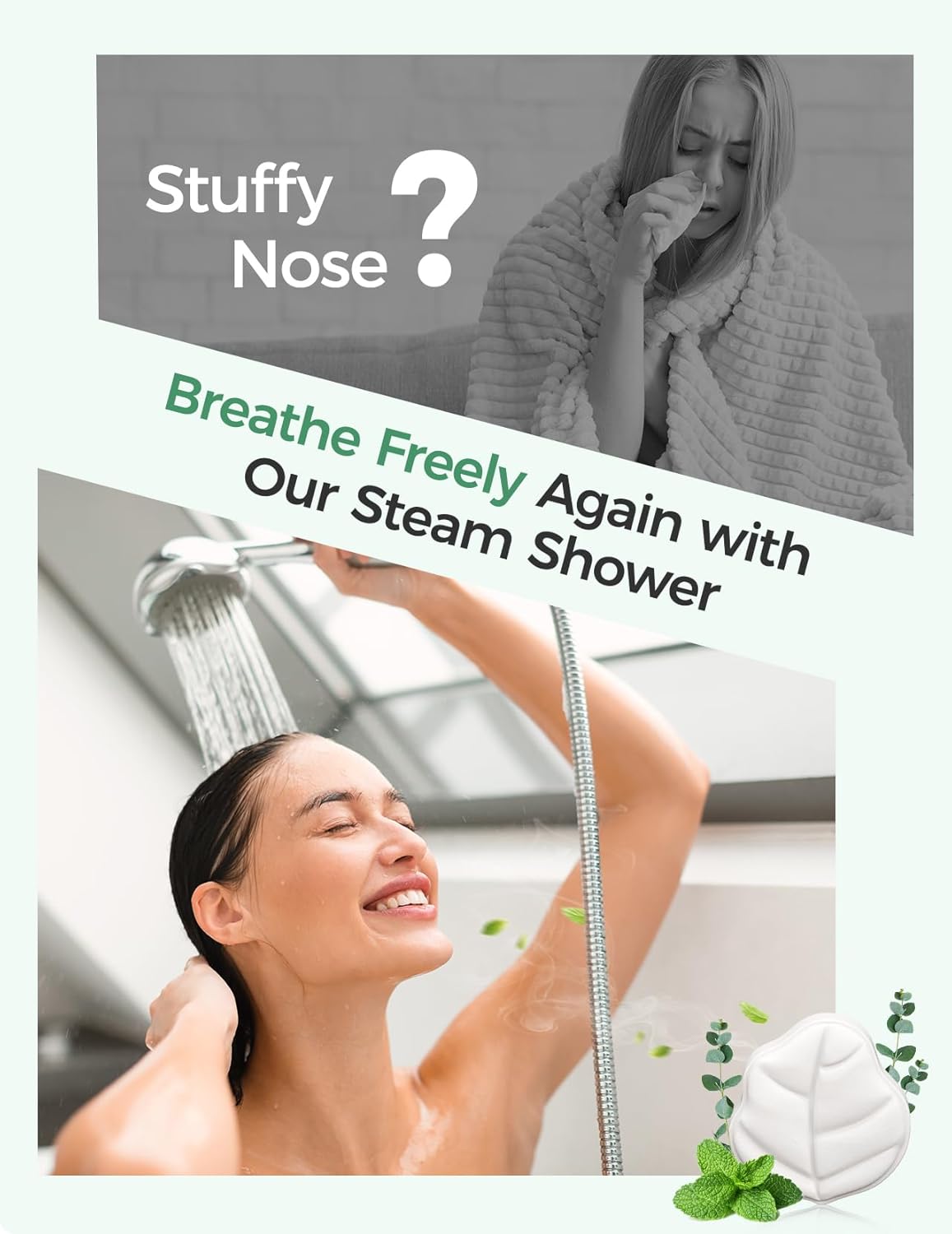 Thumbnail 3 de Momcozy 14 Pack Shower Steamers Spa Gifts (Eucalyptus leaf) with natural peppermint & eucalyptus essential oils