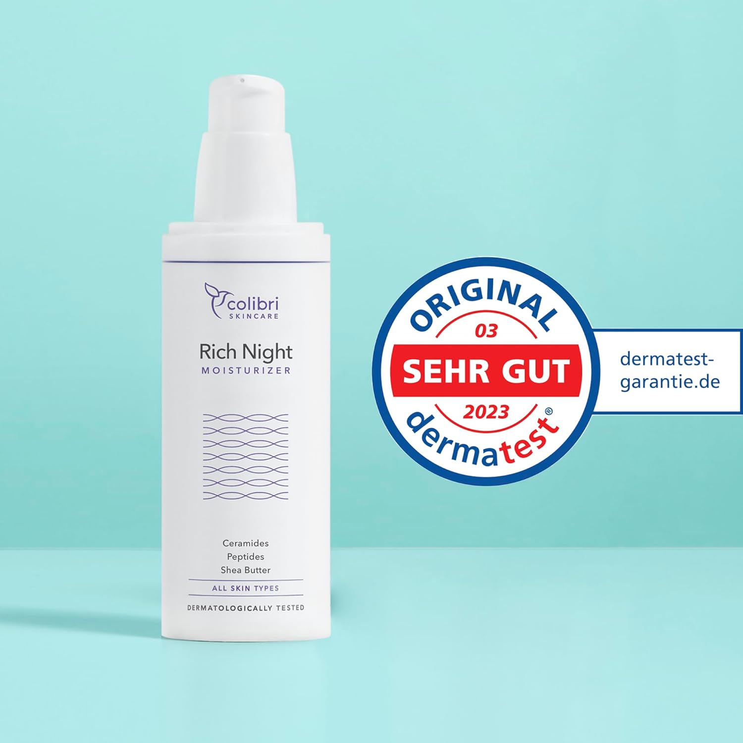 Detalle 1 de colibri skincare Rich Night Moisturizer (80 ml) — crème hydratante de nuit au beurre de karité