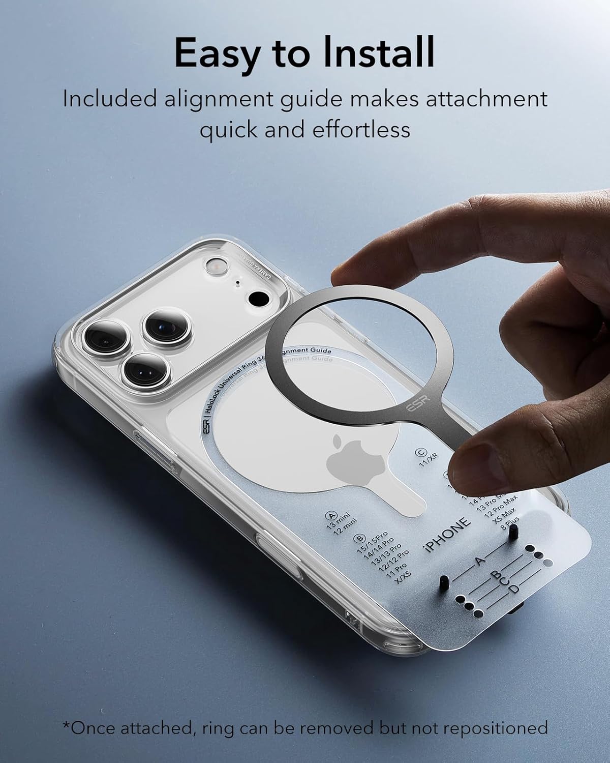 Thumbnail 6 de ESR MagSafe Ring 2-Pack magnetic adapter for iPhone