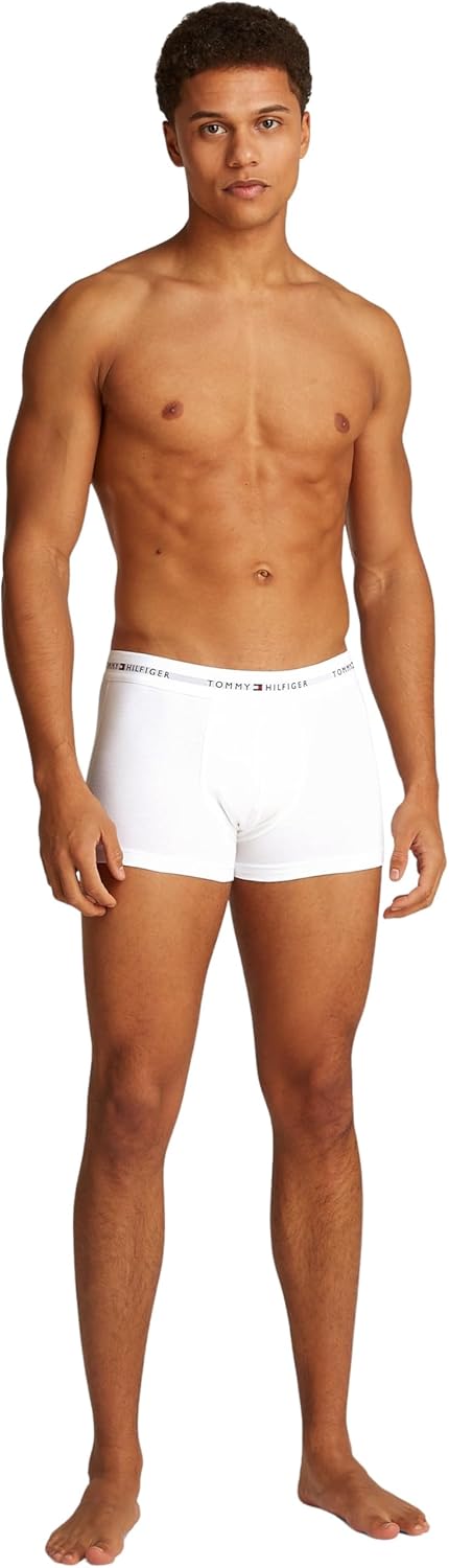 Detalle 2 de Tommy Hilfiger Herren 3er Pack Boxershorts Trunks Unterwäsche