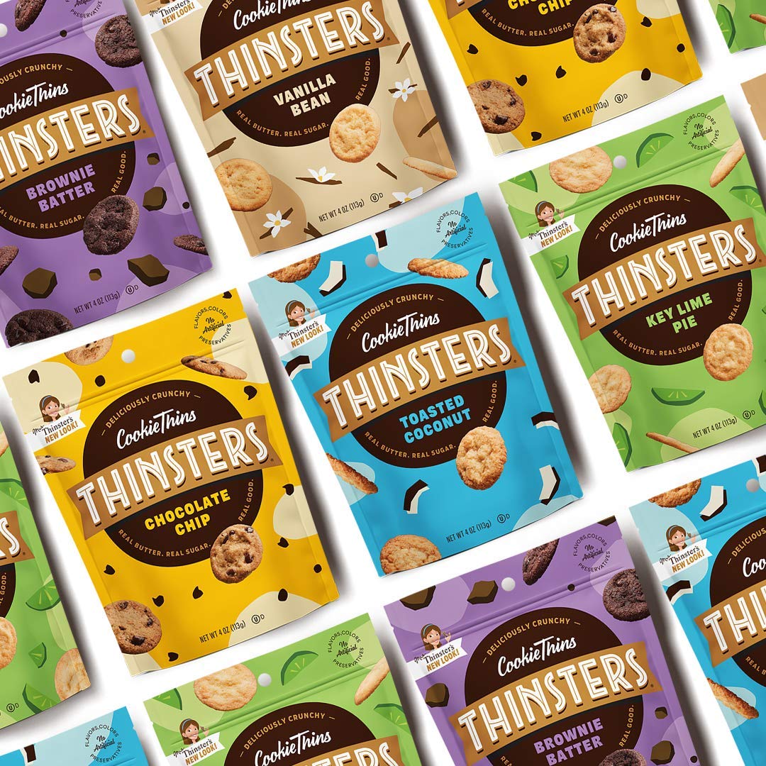 Thumbnail 6 de Thinsters Toasted Coconut Cookie Thins, Non-GMO, 4 oz, 12-Pack