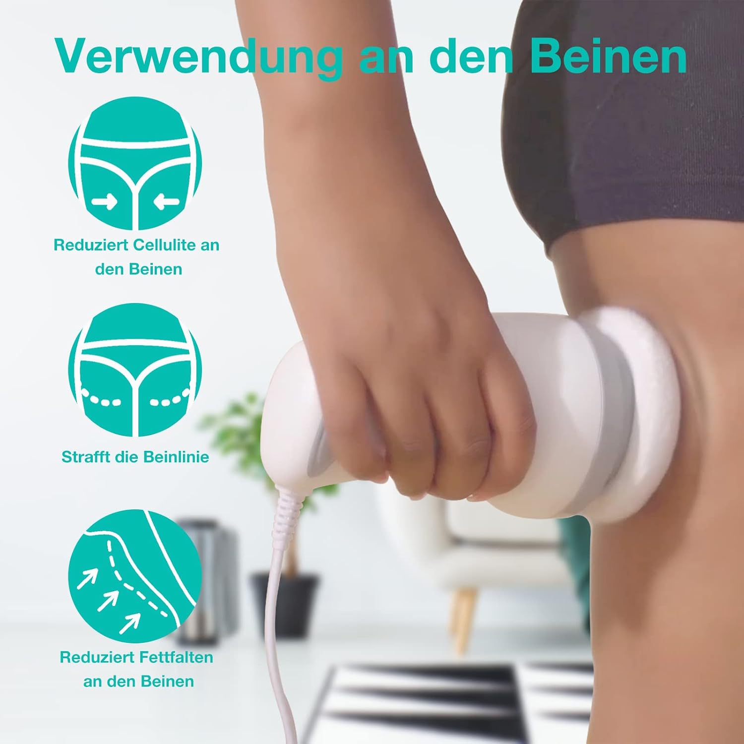 Thumbnail 4 de Cellulite Massagegerät Elektrisch – 6 wiederverwendbare Pads, Haut straffen & glätten