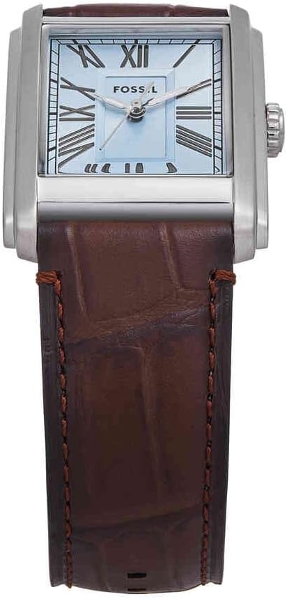 Detalle 2 de FOSSIL Carraway – Montre homme à mouvement quartz, bracelet cuir ou acier argenté
