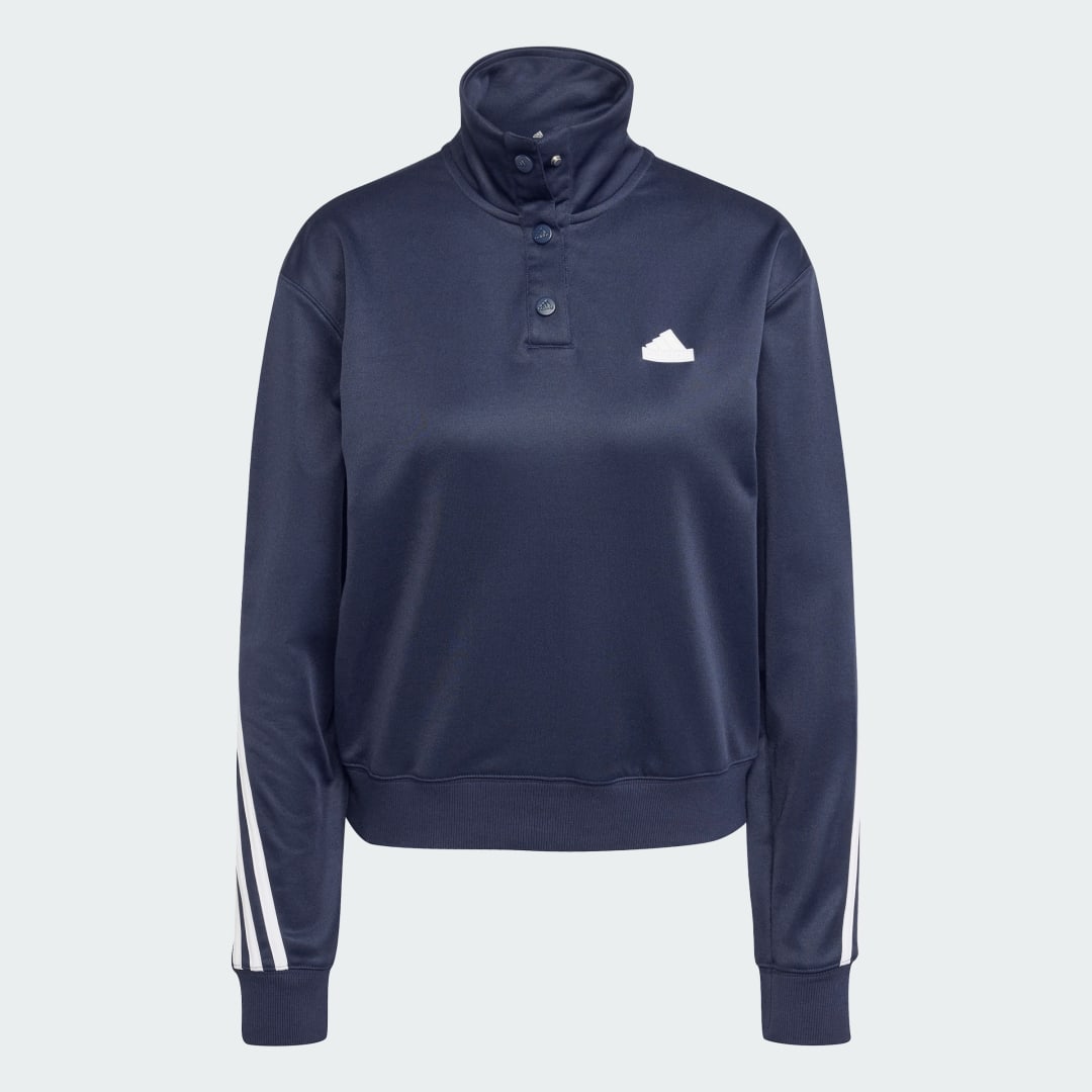 Thumbnail 3 de Adidas Chaqueta Iconic Wrapping Snap 3 bandas – azul