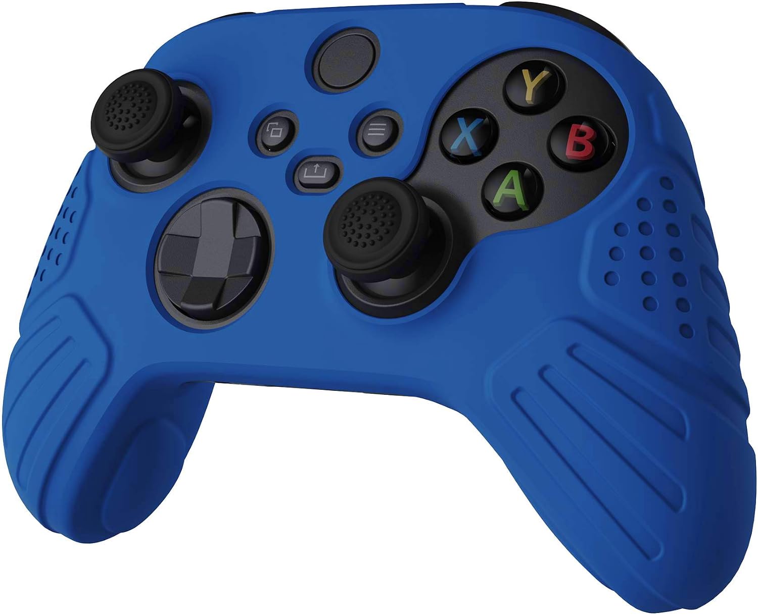 Detalle de eXtremeRate PlayVital Guardian Edition Blue Silicone Case for Xbox Series S/X Controller (Model 1914)
