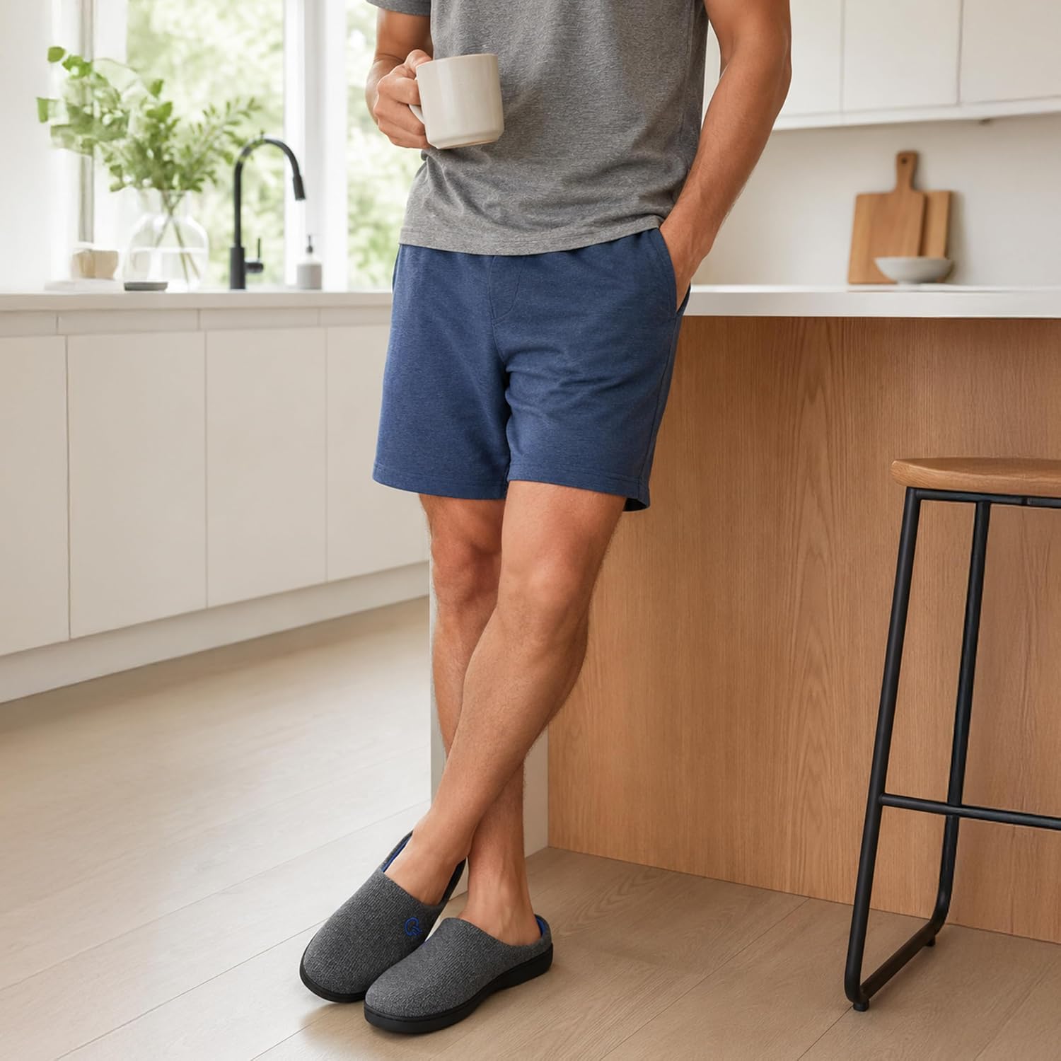 Detalle 2 de Mishansha Pantofole unisex memory foam comode e antiscivolo
