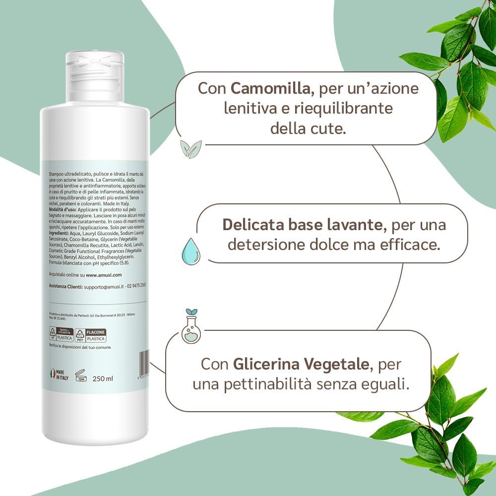 Thumbnail 1 de amusi Shampoo per Cani con Dermatite 250 ml: effetto calmante per cute sensibile