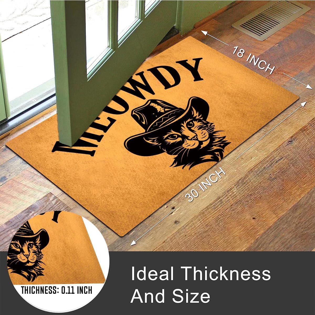 Detalle 2 de MELODADDY Welcome Doormat 18 x 30 in.