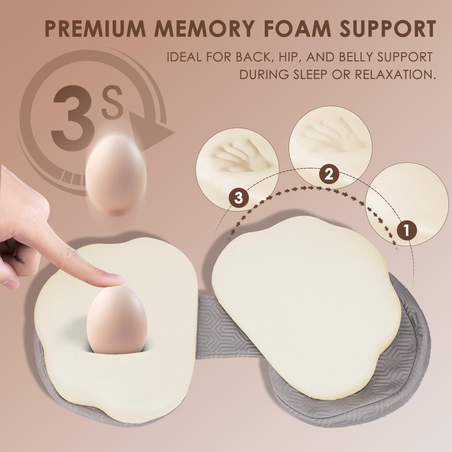 Thumbnail 2 de Chilling Home maternity pillow 10 cm wedge