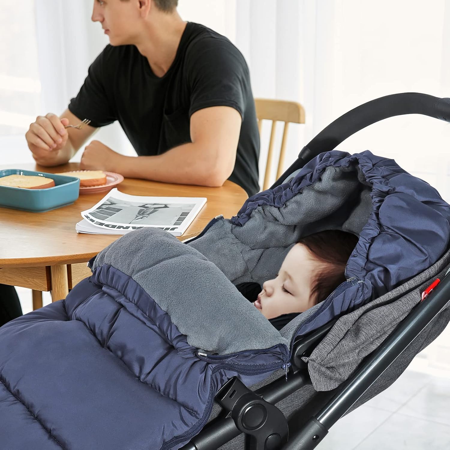 Thumbnail 6 de Orzbow Fußsack Kinderwagen Winter 1️⃣📦