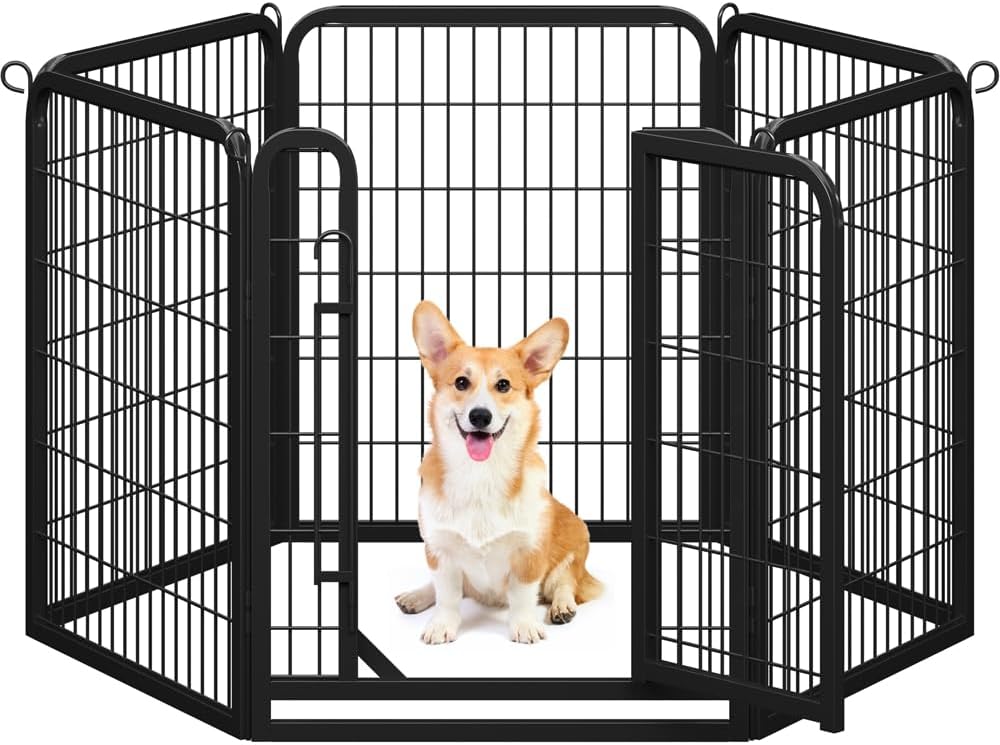Thumbnail 3 de Yaheetech vallas para perros 12 piezas 80 cm